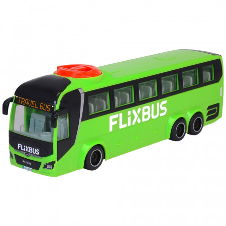 Autobuz Dickie Toys MAN Lion&#039;s Coach 26,5 cm Flixbus verde - Img 1