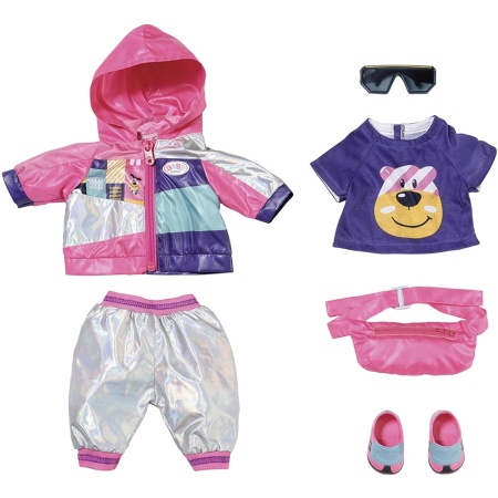 BABY Born - Set Hainute Biciclist 43 Cm