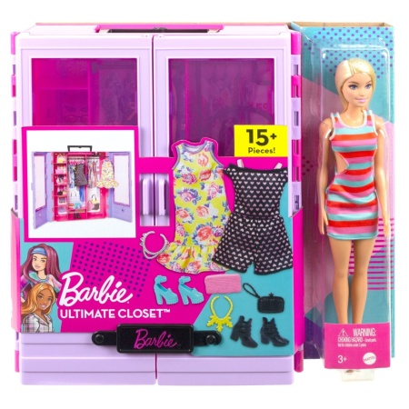 BARBIE DULAPUL PAPUSII BARBIE CU PAPUSA BARBIE - Img 1