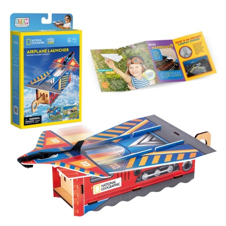 Cubic Fun - Puzzle 3D lansator de avioane 53 piese