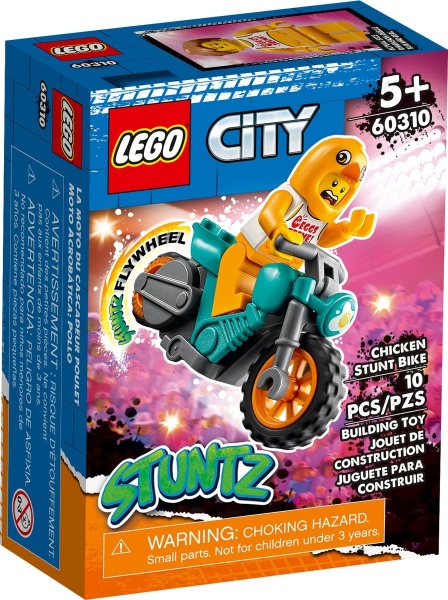 LEGO CITY MOTOCICLETA DE CASCADORII CU GAINA 60310