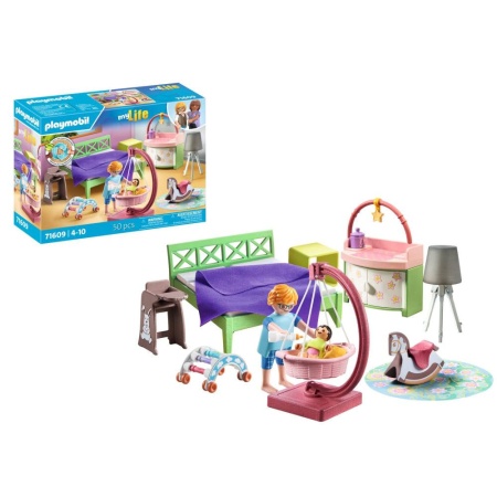 Playmobil - Dormitor cu colt de joaca pentru bebelusi