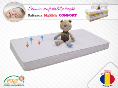 Saltea copii MyKids Cocos Confort II 90x50x8 (cm) - Img 1