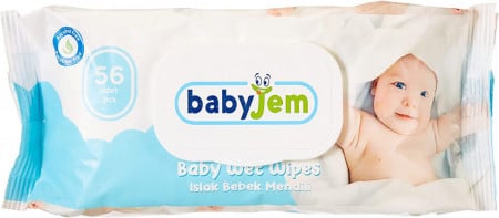 Servetele umede BabyJem, 1 pachete x 56 bucati