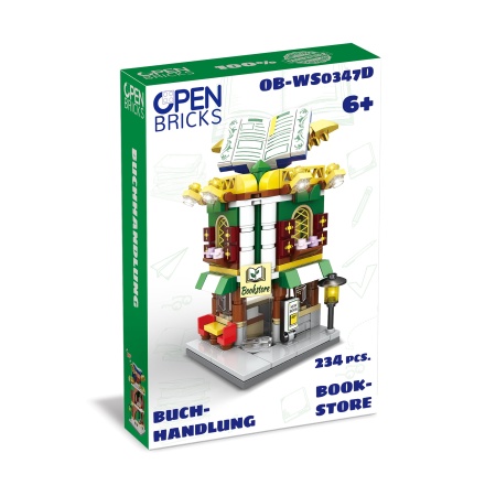 Set de construit de jucarie - Librarie (234 piese)