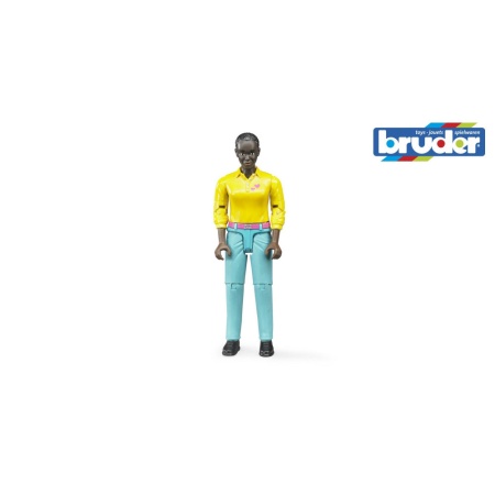 Bruder figurina femeie cu pantaloni turcoaz