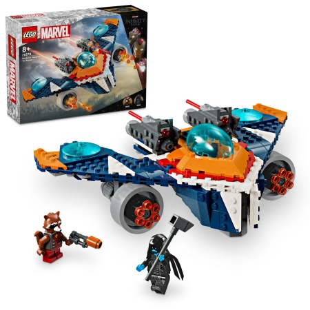 LEGO SUPER HEROES AVIONUL DE LUPTA AL LUI ROCKET VS RONAN 76278