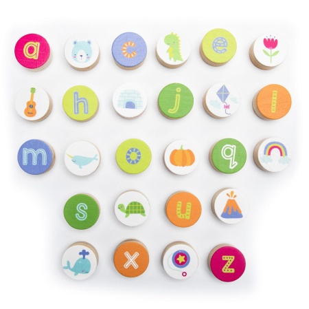 Puzzle din lemn - Litere &amp; sunete in lb. engleza - Img 1