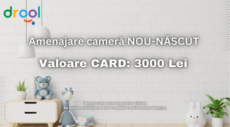 Card cadou "Amenajare camera NOU-NASCUT" Drool
