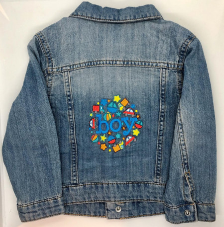 Gecuta denim brodata Boy