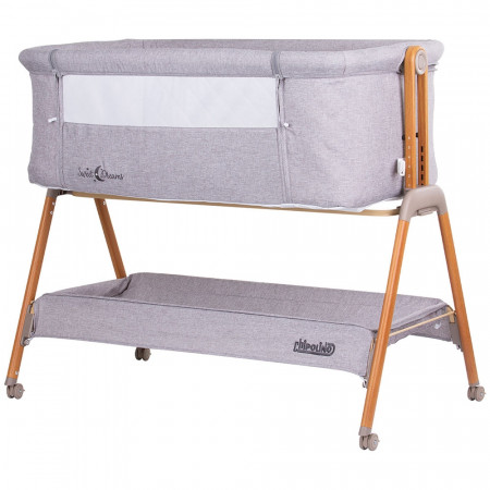 Patut Co-Sleeper Chipolino Sweet Dreams grey wood - Img 1