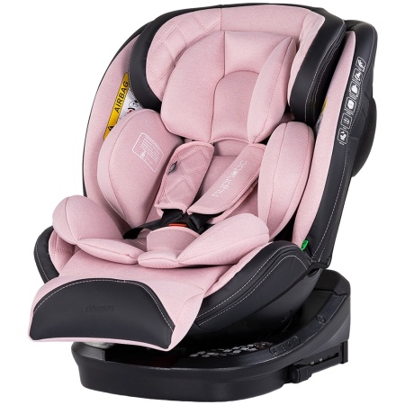 Scaun auto Chipolino Hypnotic I-Size 40-150 cm cu sistem Isofix si sezut rotativ pink marshmallow - Img 1
