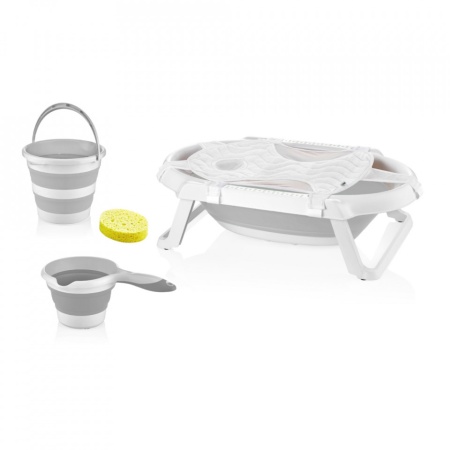 Set de baie cu 5 piese si cadita pliabila Babyjem
