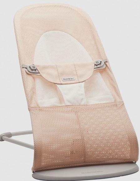 Baby Bjorn - Balansoar Balance Soft, Pearly Pink/White, Mesh