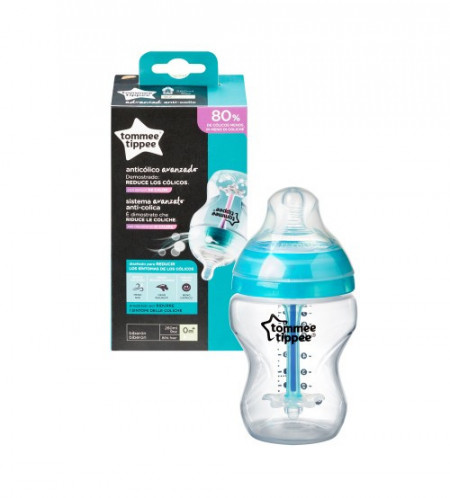 Biberon Advanced cu Sistem de Ventilatie, Tommee Tippee, 260 ml, 1 buc