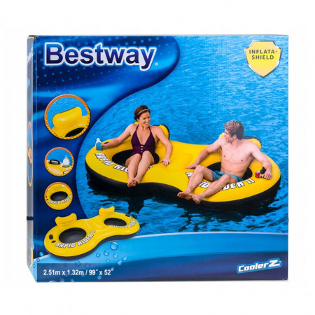 Fotoliu gonflabil dublu Rapid Rider Bestway