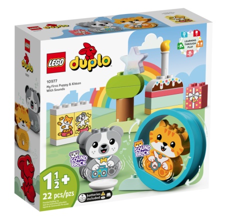 LEGO DUPLO PRIMUL MEU CATELUS SI PRIMUL MEU PISOI CU SUNETE 10977