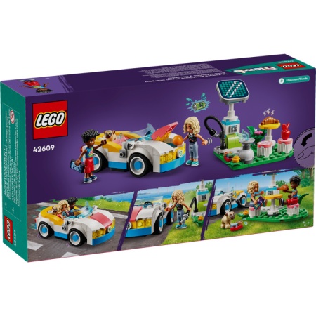 LEGO FRIENDS MASINA ELECTRICA SI INCARCATOR 42609