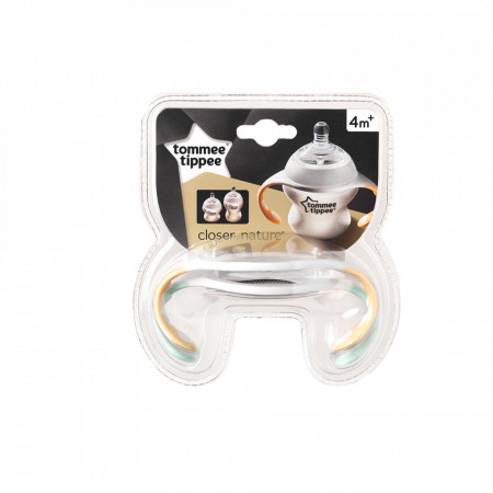 Manere pentru biberoane, Tommee Tippee, 2 buc, Portocaliu