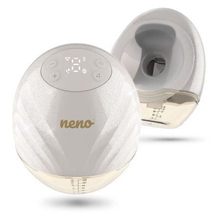 Neno Perla – pompă de sân electronică premium, fără fir, cu trei faze, în formă de scoică