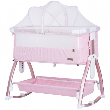 Patut Co-Sleeper Chipolino Baby Boss blush