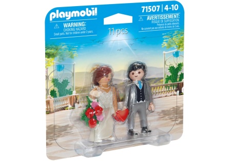 Playmobil-SET 2 FIGURINE CUPLU DE NUNTA