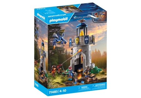 Playmobil-TURNUL CAVALERULUI CU FIERAR SI DRAGON