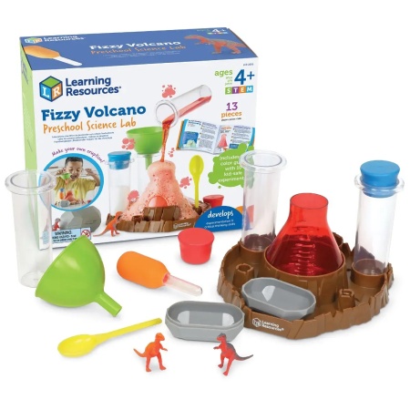 Primul meu set de experimente - Eruptia vulcanului
