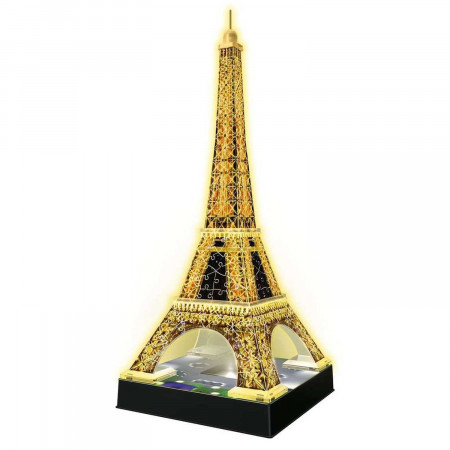 Puzzle 3D Turnul Eiffel Noaptea, 216 Piese - Img 1