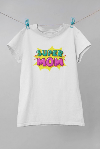 Tricou printat Super Mom