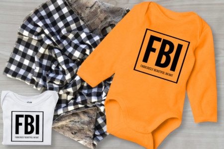 Body Bebe Personalizat FBI