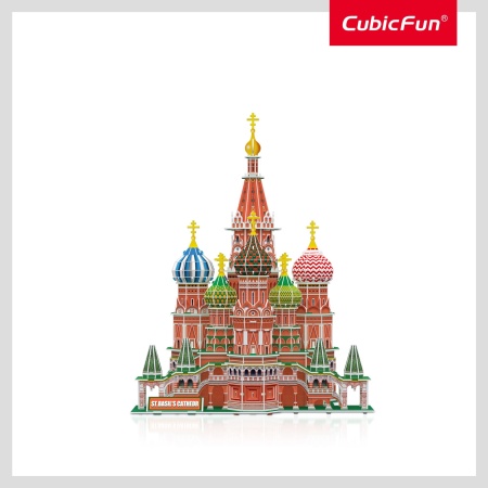 Cubic Fun - Puzzle 3D si Brosura Moscova 224 piese