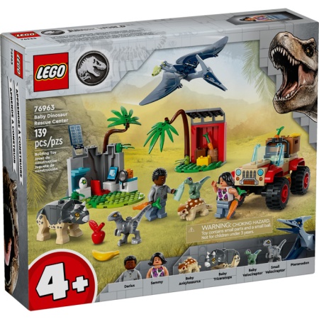 LEGO JURASSIC WORLD 76963 CENTRU DE SALVARE PENTRU PUI DE DINOZAUR