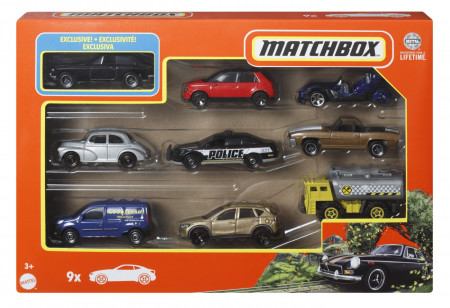 MATCHBOX SET 9 MASINUTE MGB GT COUPE 1971