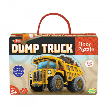 Puzzle de podea in forma de basculanta, Dump Truck Floor Puzzle