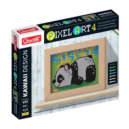 Quercetti Pixel Art Kawaii 4 planse Design Panda