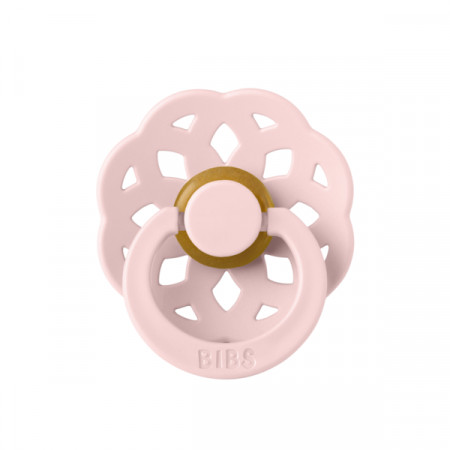 BIBS - Suzeta Boheme Latex, tetina rotunda, 0 luni +-Blossom