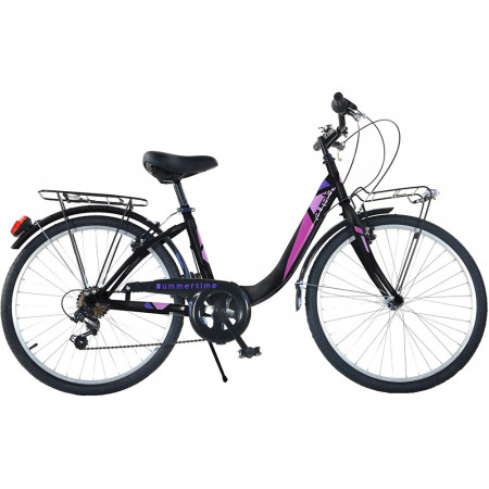 Bicicleta Dino Bikes 26&#039; City Summertime negru - Img 1