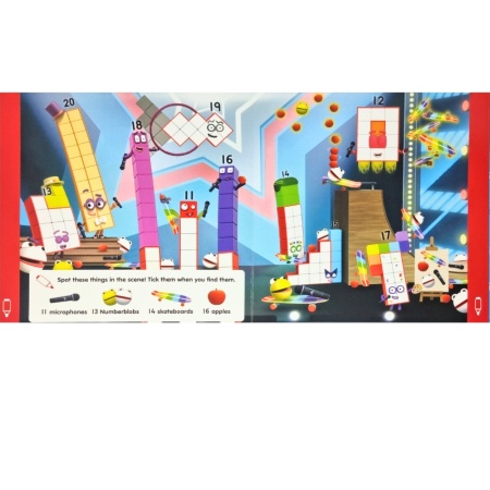 Carticica Scriu si sterg - Numberblocks 11-20