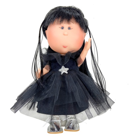 Papusa Nines D'Onil, Mia Black Wednesday, cu miros de vanilie, 30 cm