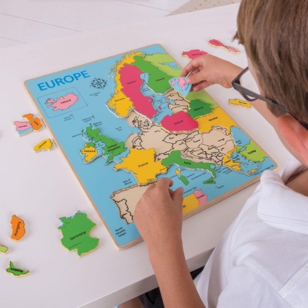 Puzzle incastru harta Europei