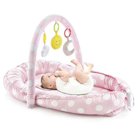 Salteluta Baby Nest cu bara jucarii Between parents