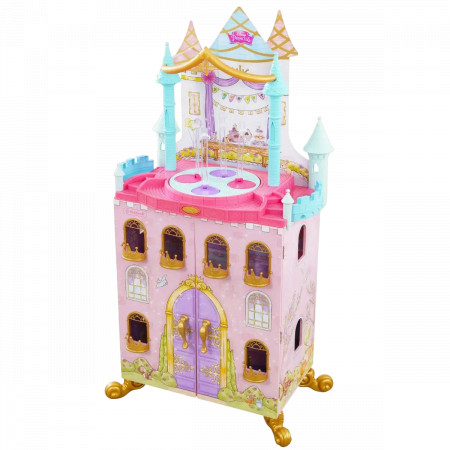 Castel de joaca din lemn pentru papusi Disney Princess