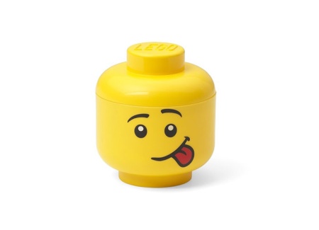 Cutie depozitare S cap minifigurina - poznaş