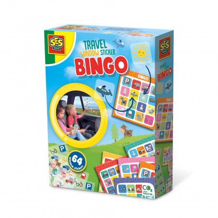 Joc bingo de copii cu stickere - set de calatorie - Img 1