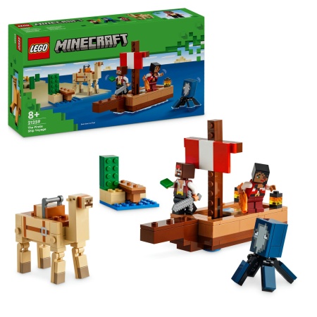 LEGO MINECRAFT CALATORIE PE CORABIA DE PIRATI 21259
