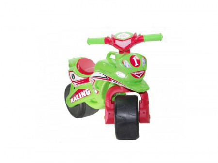 Motocicleta de impins MyKids Racing 0139/5 Verde/Rosu