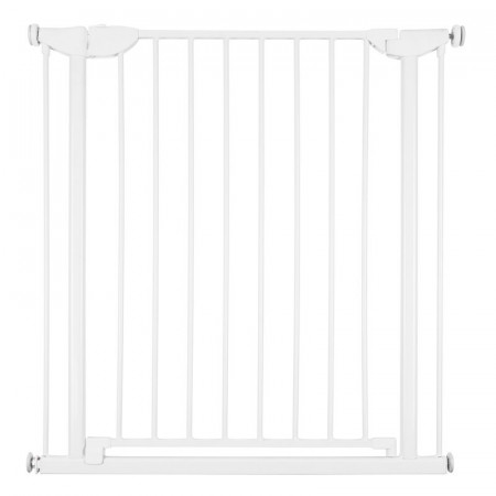 Poarta de siguranta metal Childhome Eltra Doorgate Pressure 75-81 cm, Alb