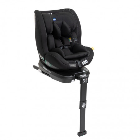 Scaun auto copii Chicco Seat3Fit I-Size Air, 40-125cm, Black Air (Negru), 40-125cm, nastere-7ani - Img 1