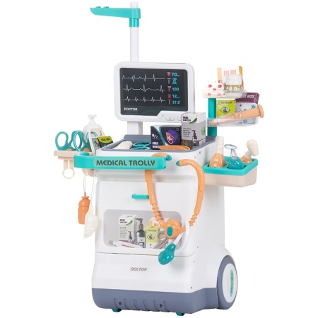 Set jucarie Chipolino Doctor cu lumini, sunete si 26 accesorii